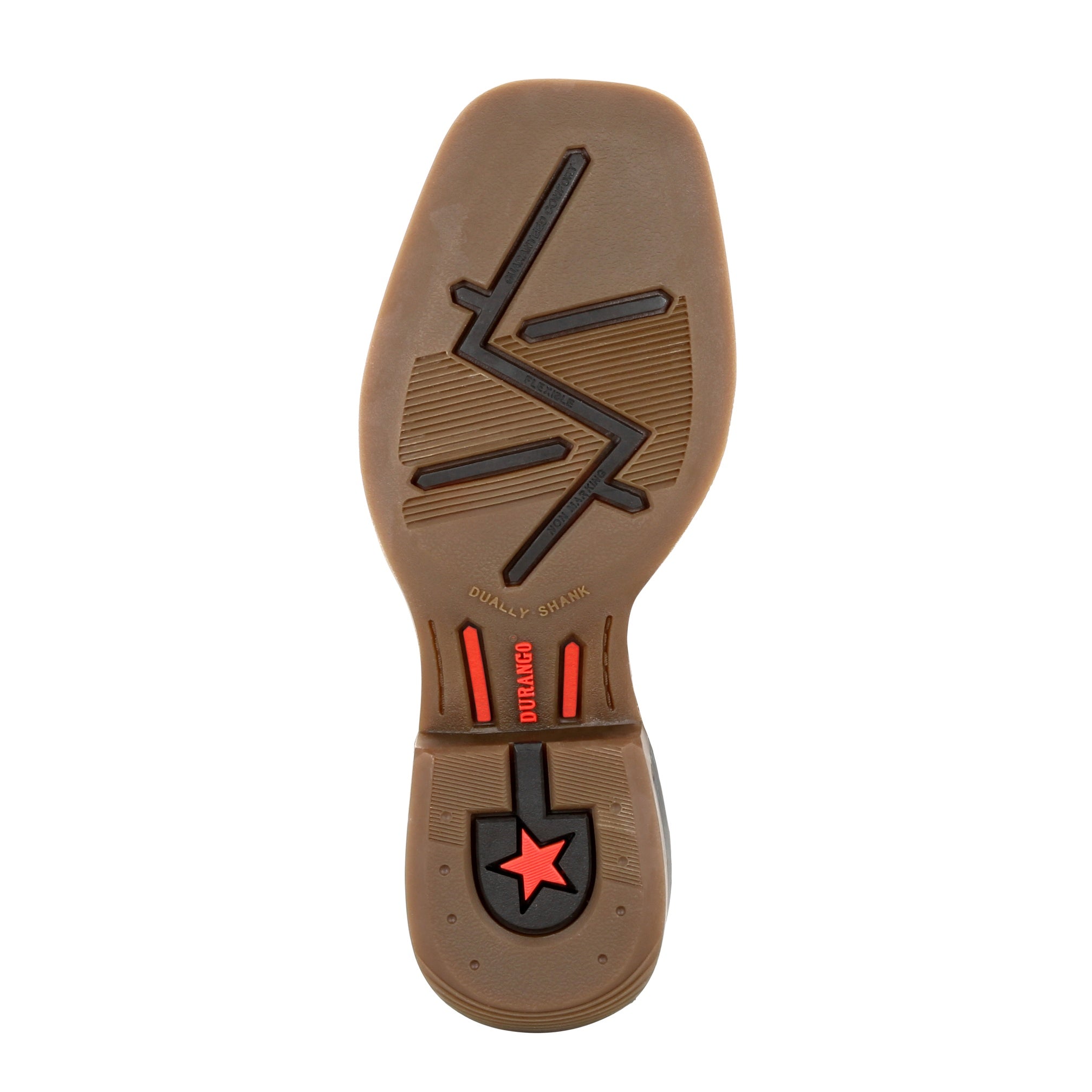Durango Kids' Lil Rebel Pro Big Kid 8" Square Toe Western In Dark Brown M