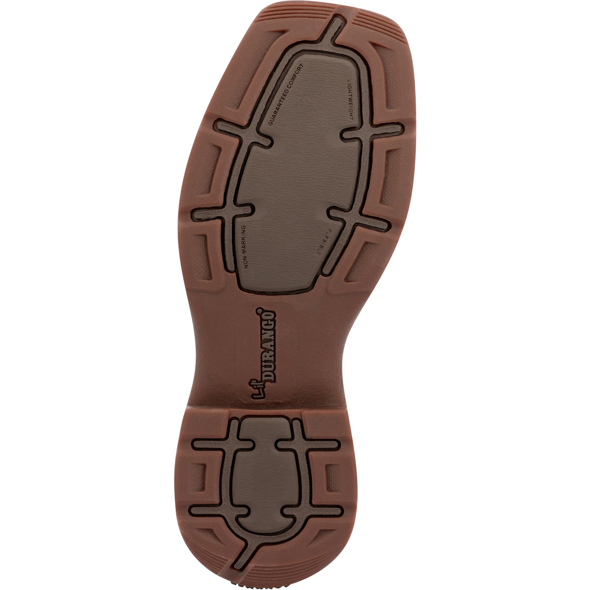 Durango Kids' Lil' Rebel Big Kid 8"  Western Boot In Sable M