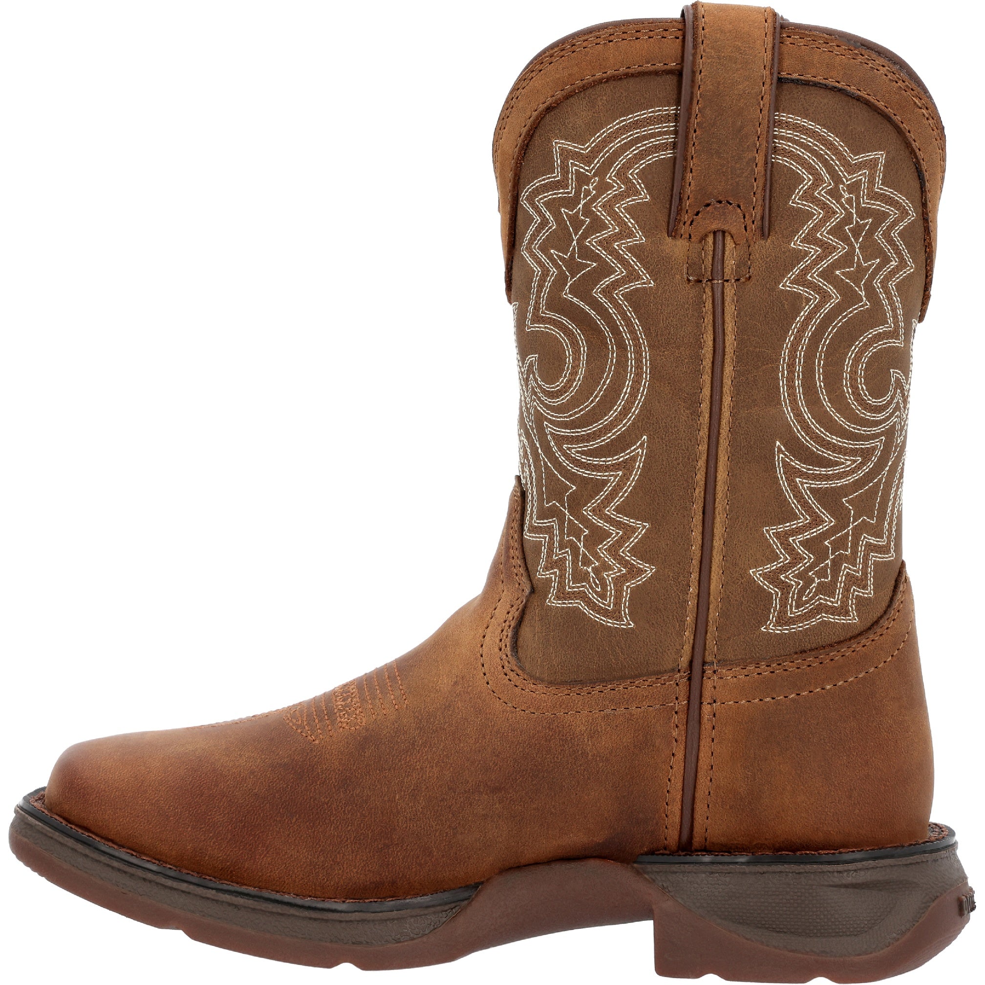 Durango Kids' Lil' Rebel Big Kid 8"  Western Boot In Sable M