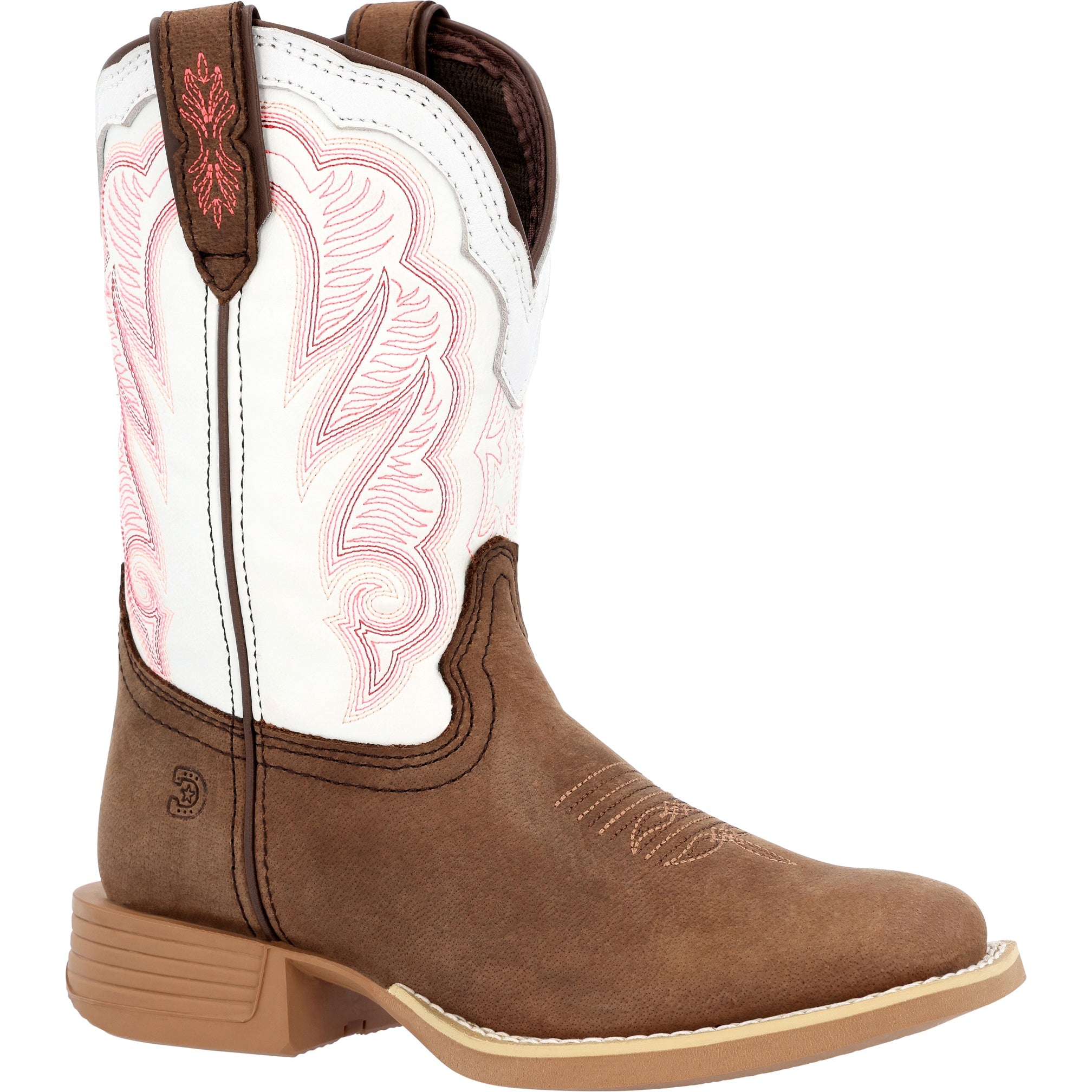 Durango Kids' Lil Rebel Big Kid 8" Western Boot In Trail M
