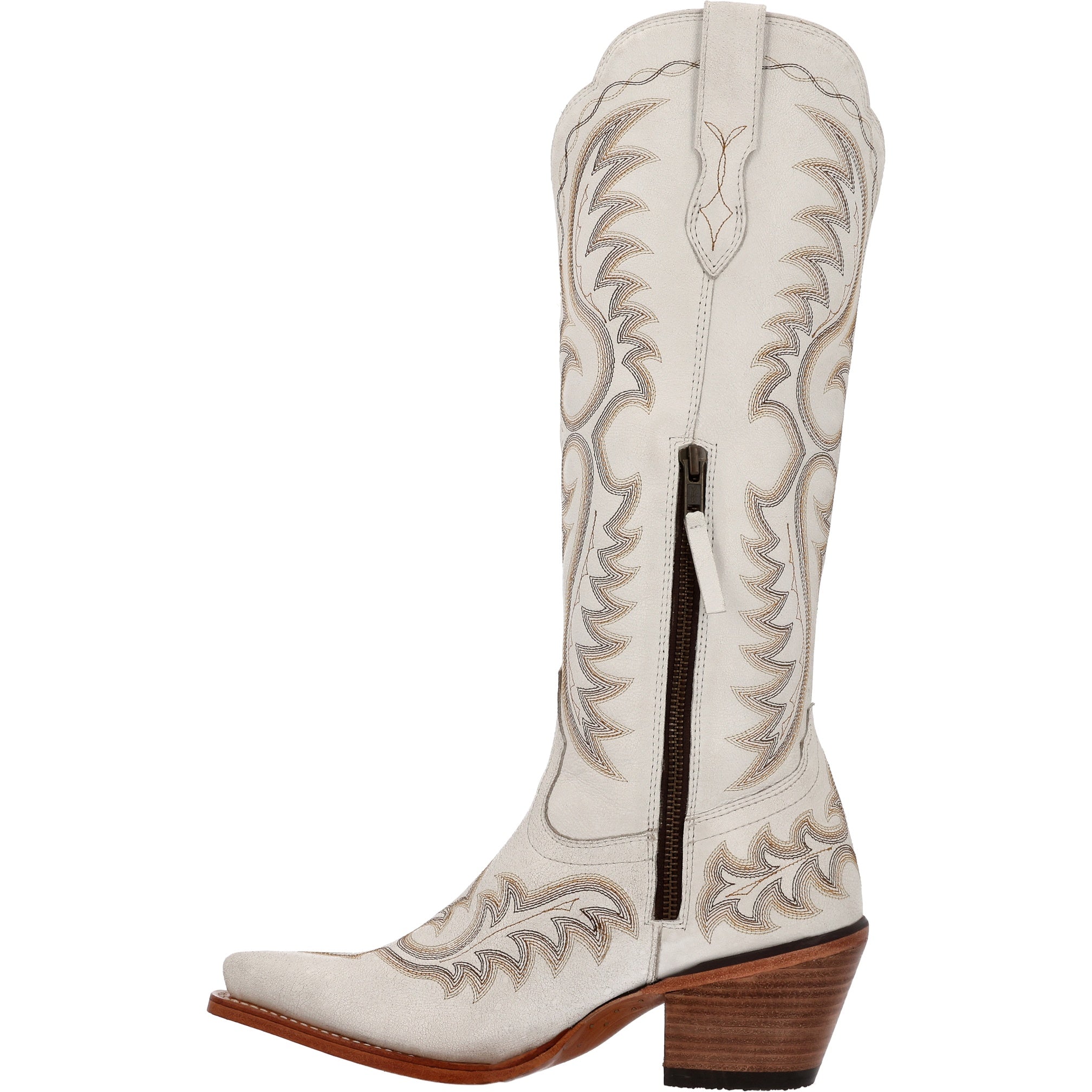 Durango Women's Crush  16"  Western Fashion Boot In Ivory M