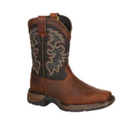 Durango Kids' Lil Rebel Big Kid 8" Western Boot In Tan M