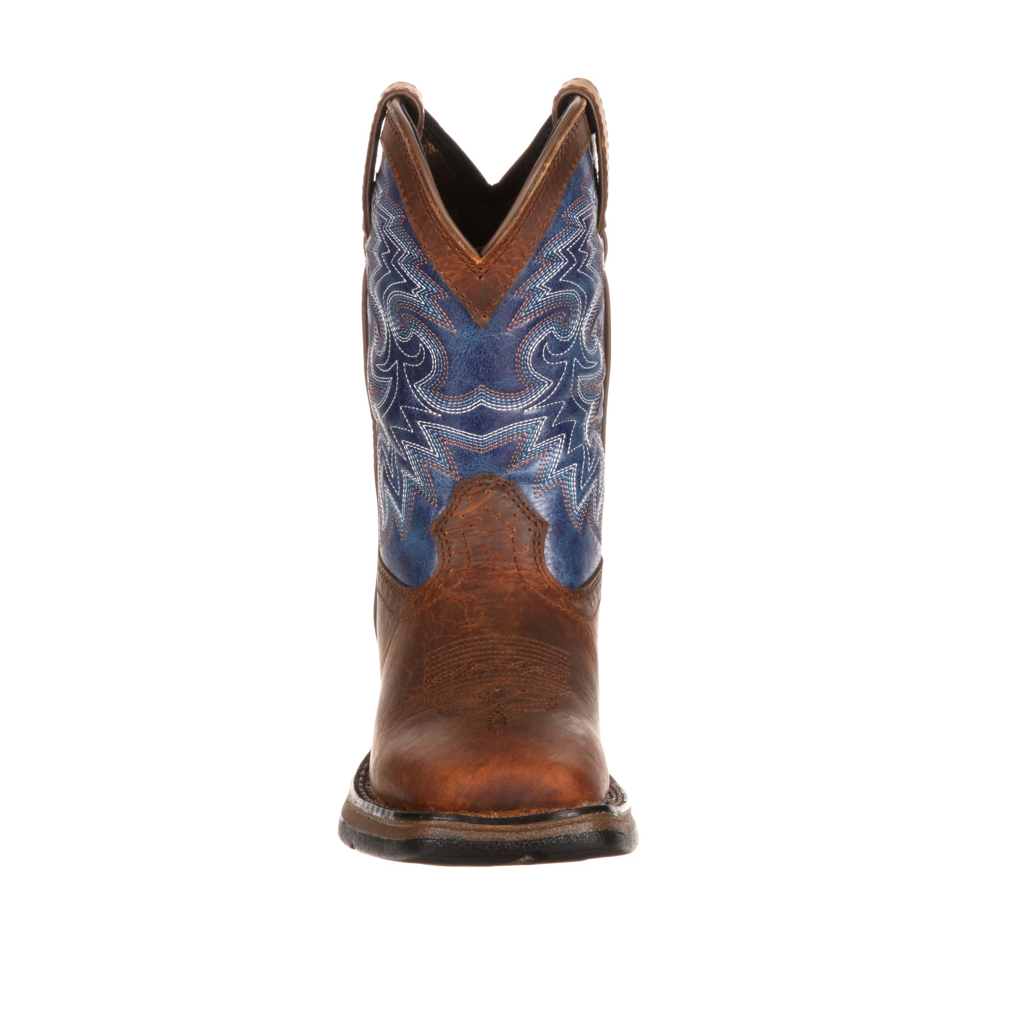 Durango Kids' Lil Rebel Pro Big Kid 8"  Western Boot In Dark Brown M