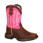 Durango Kids' Lil' Rebel Little Kid 8"  Western Boot In Brown M