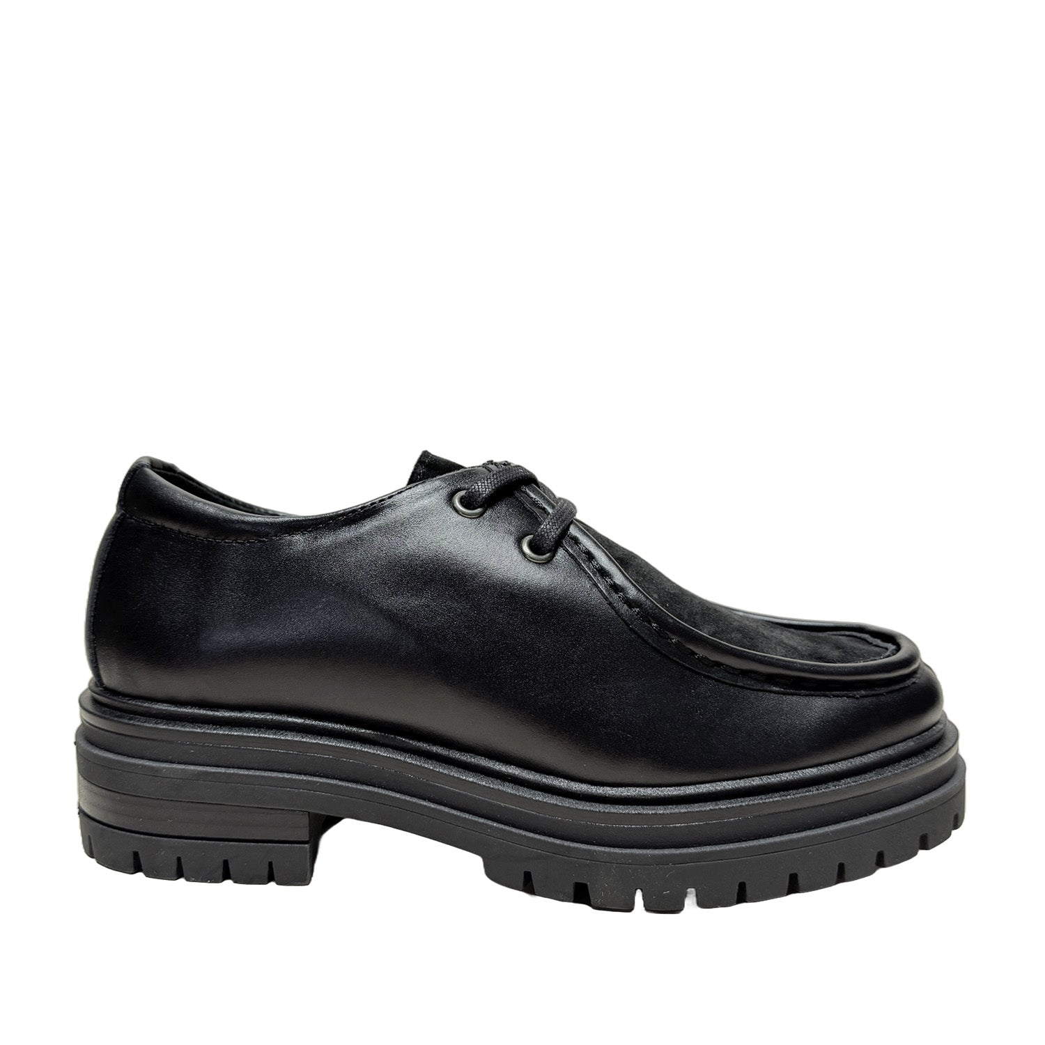 Chaussures Oxford David Tyler E149 pour femmes, couleur noire