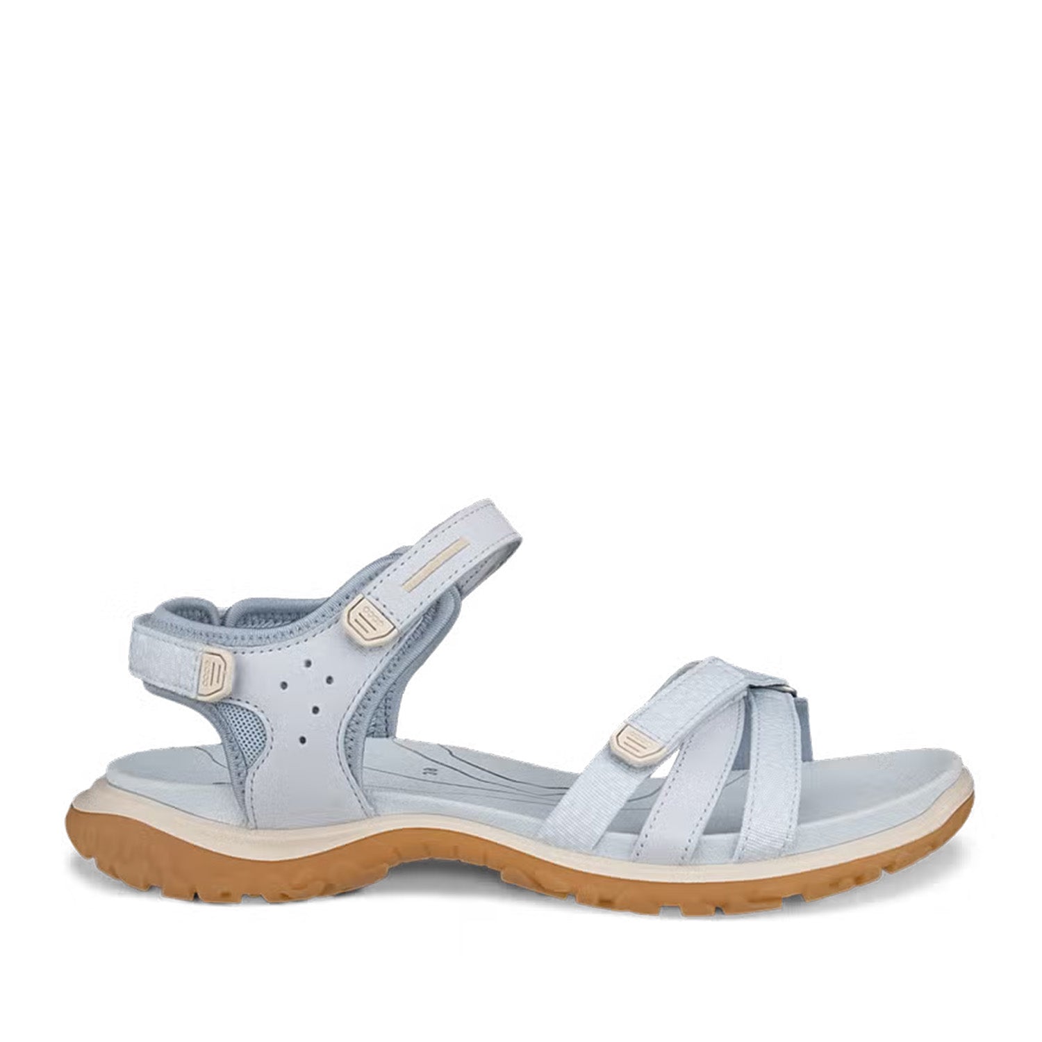 ECCO Women's Offroad Roam Sandal in Air/Bright White