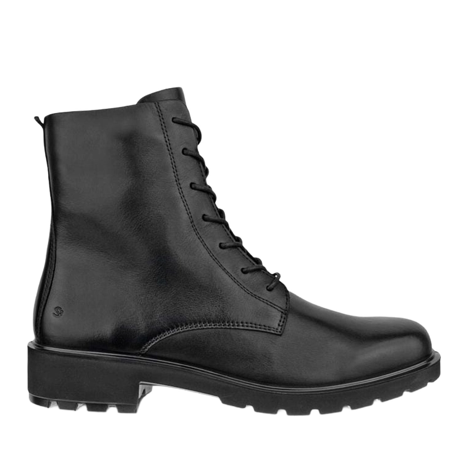 Bottes à lacets Ecco Metro Vienna pour femme, modèle 231303, couleur noire