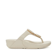 Fitflop Women's Lulu Marbled-Stone Toe Post in Paris Beige