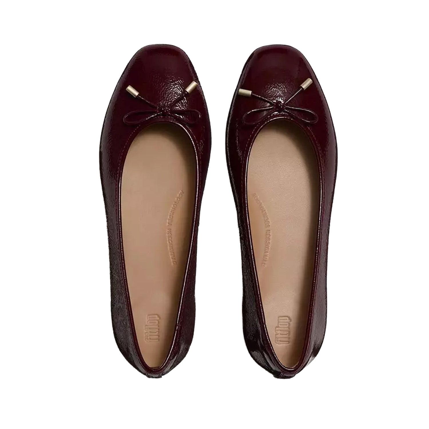 Fit Flop Women's Delicato Bow in Dark Merlot