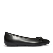 Fitflop Women's Delicato Glitz Bow Ballerina in Black