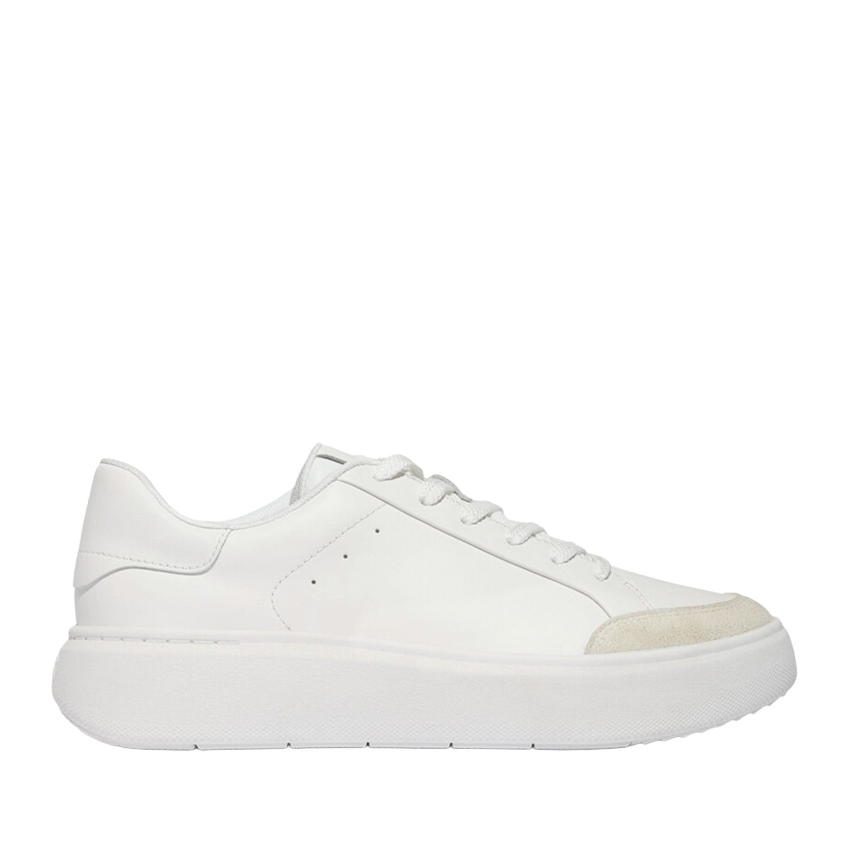 Fitflop Women's RTG Leather/Suede Trainers in Urban White