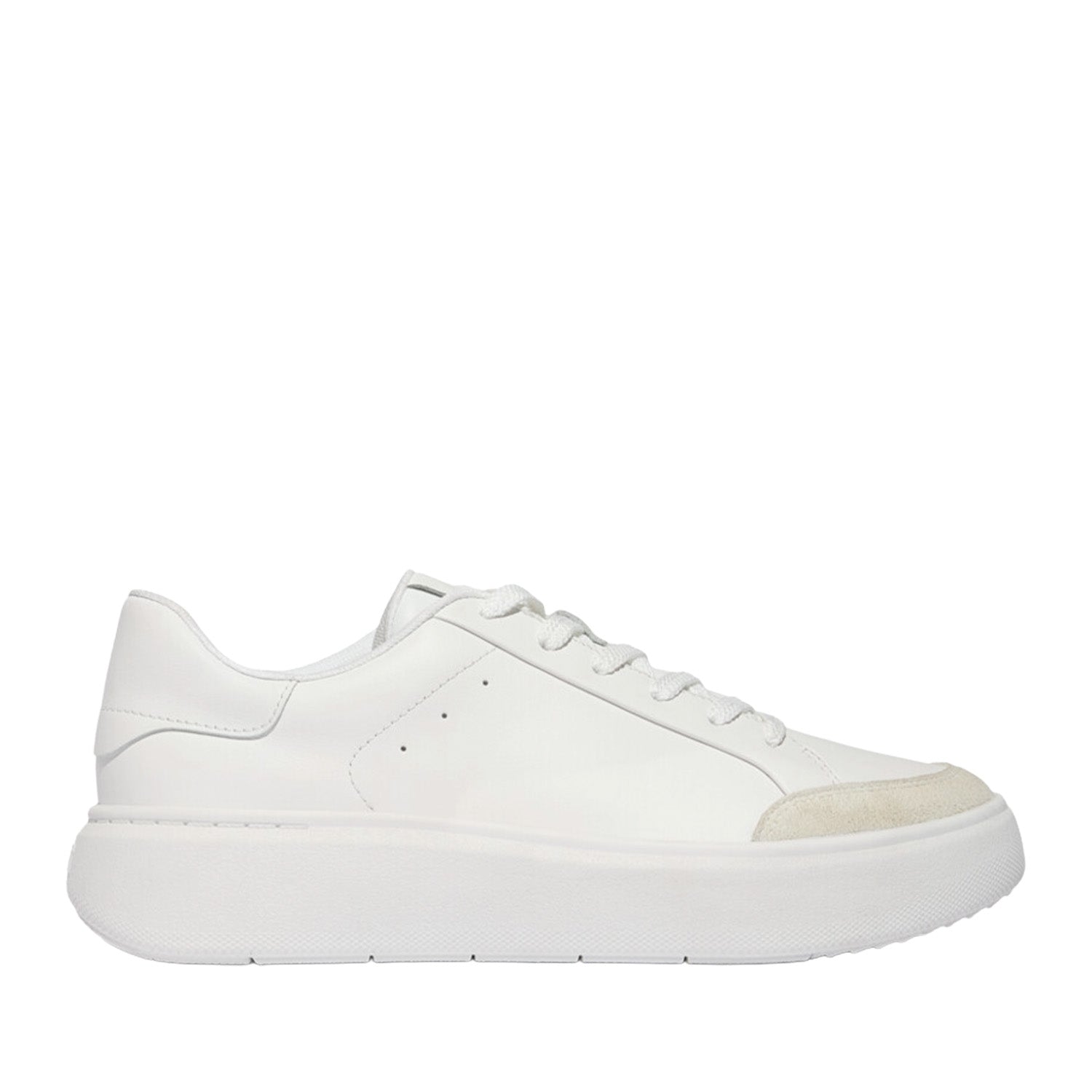 Fitflop Women's RTG Leather/Suede Trainers in Urban White