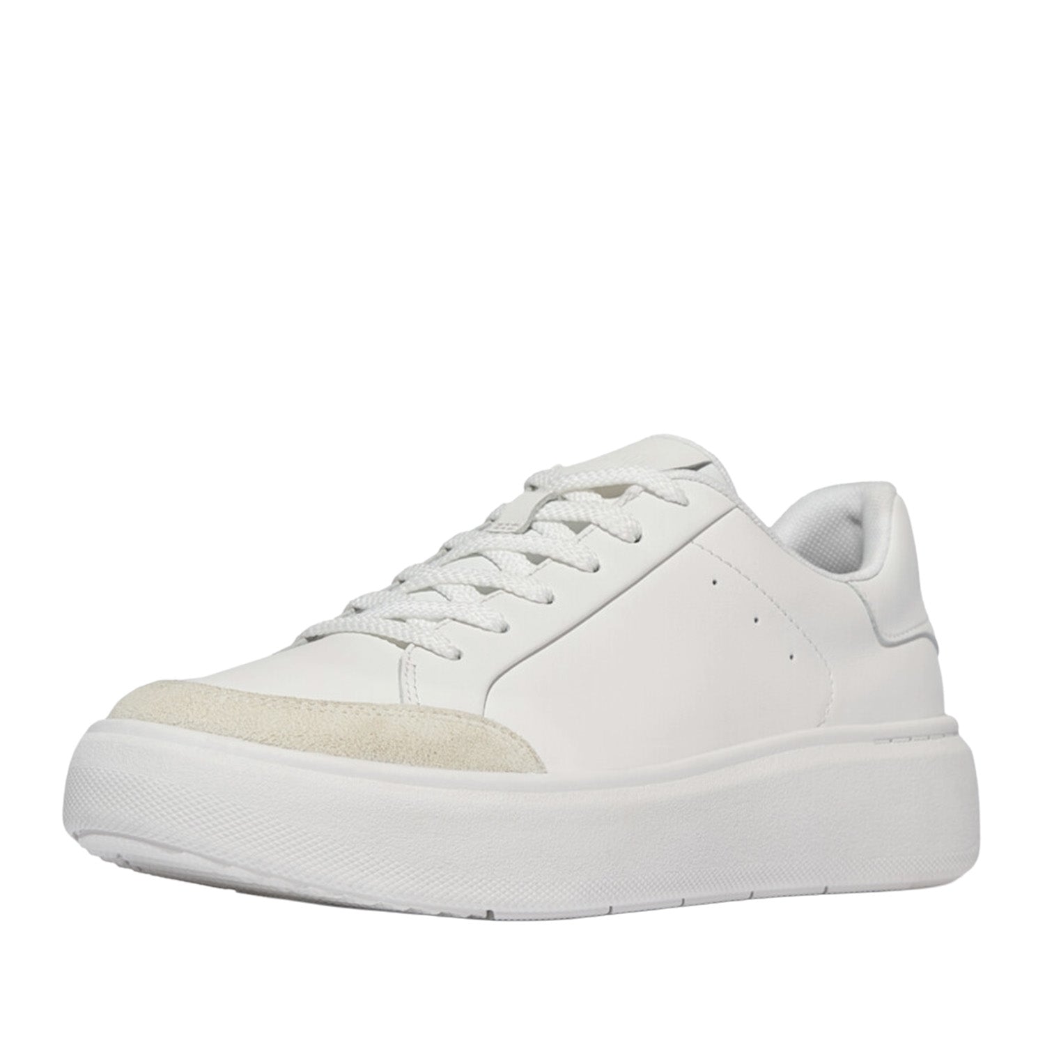 Fitflop Women's RTG Leather/Suede Trainers in Urban White