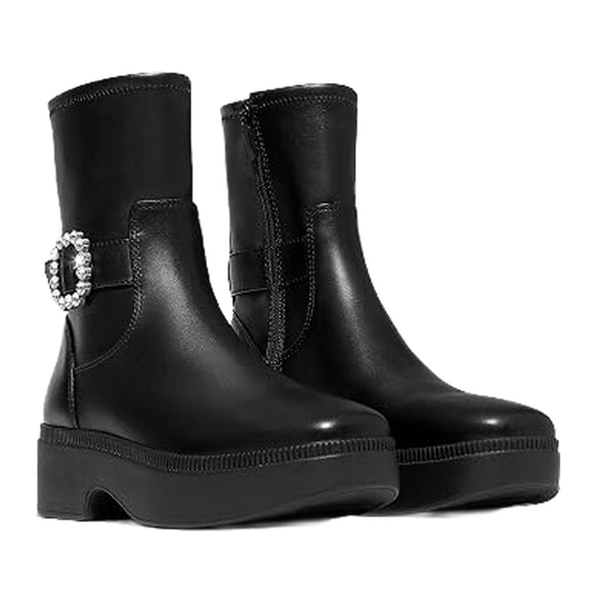 FitFlop Women's F-Luma Boot in Black