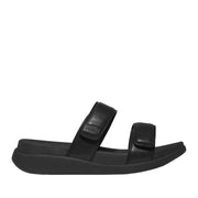 Fitflop Women's F-Mode Go Adjustable Flatform in All Black