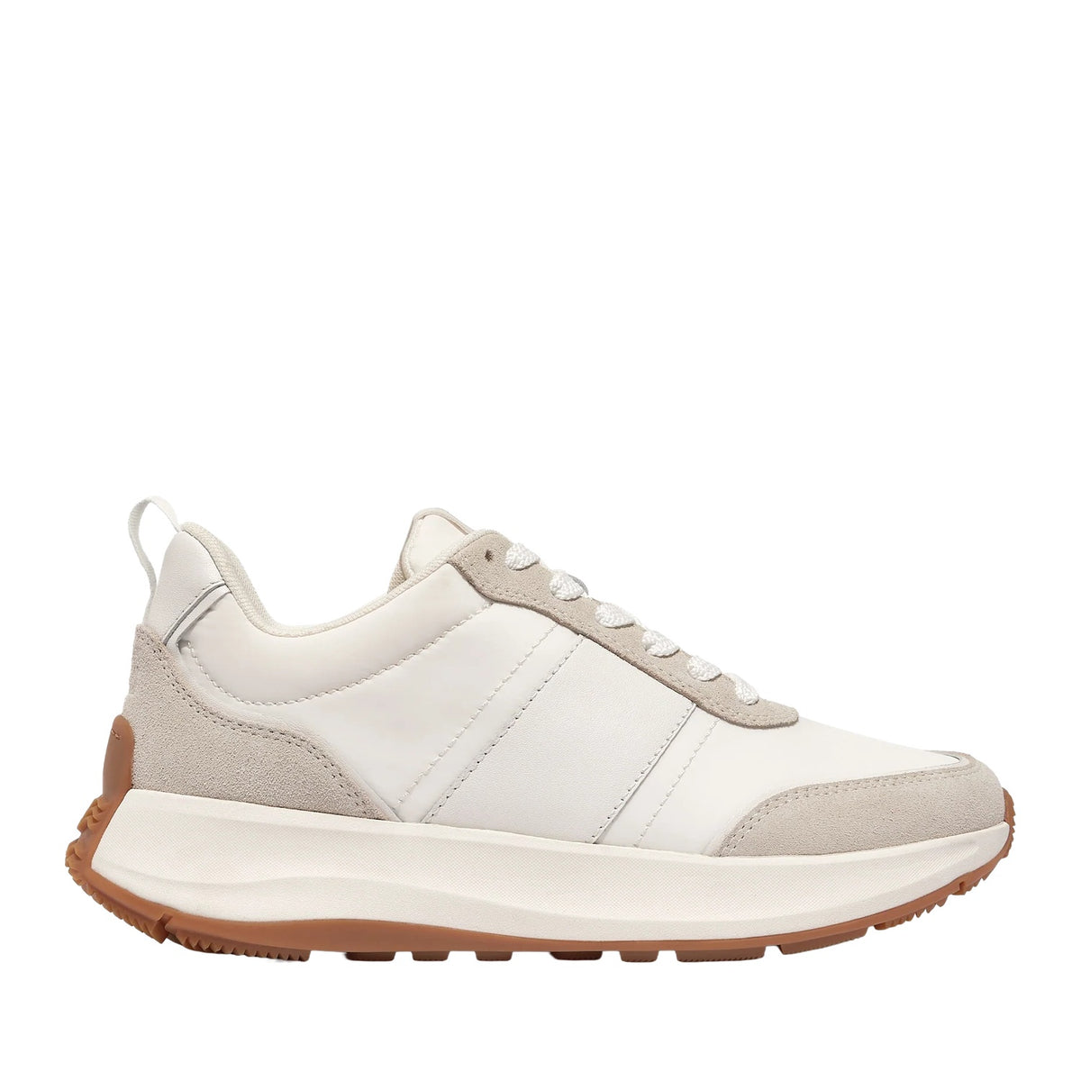 FitFlop Women's F-Mode Flow Sneaker in Egret Mix