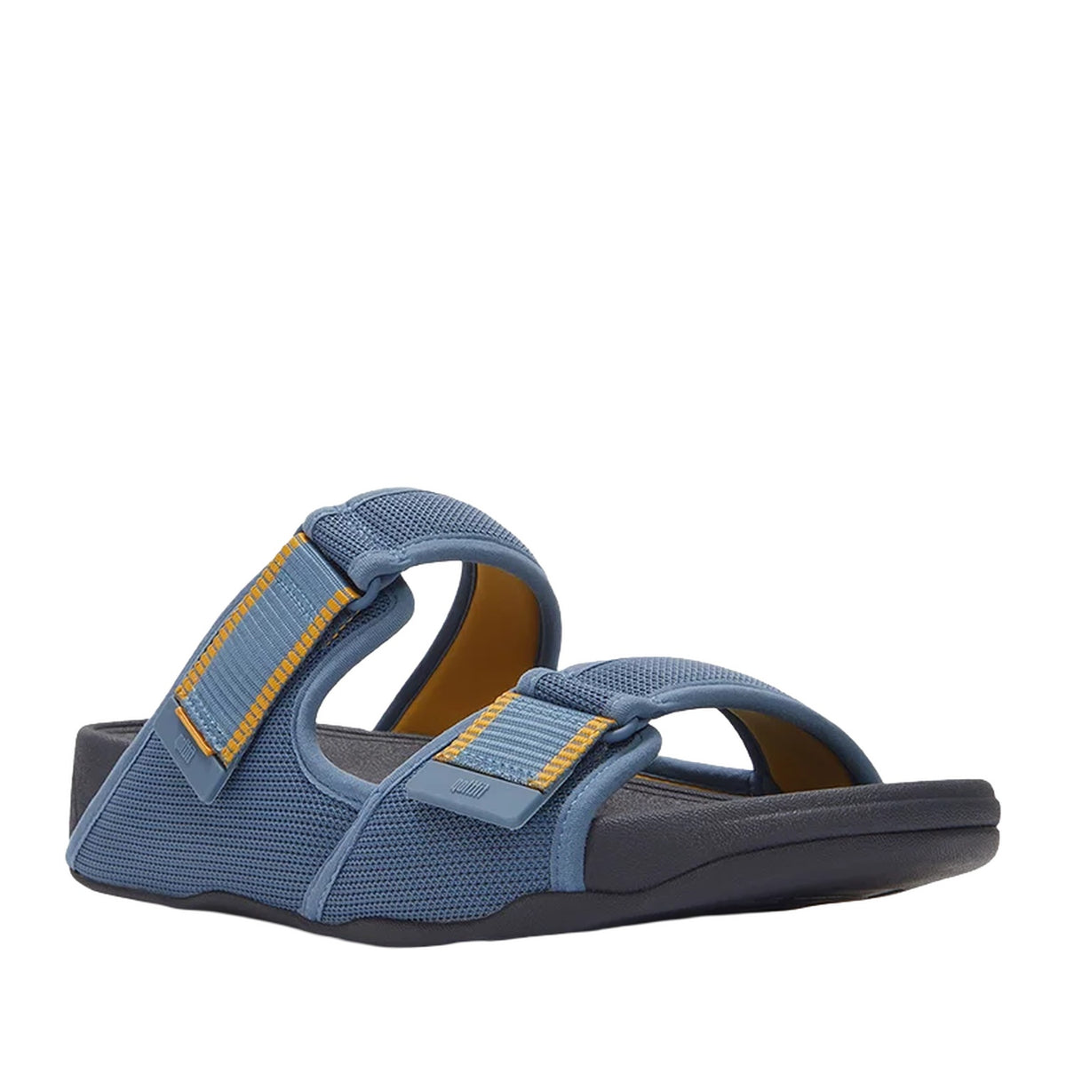 FitFlop Men's Gogh Moc in Cosmic Blue/Turmeric