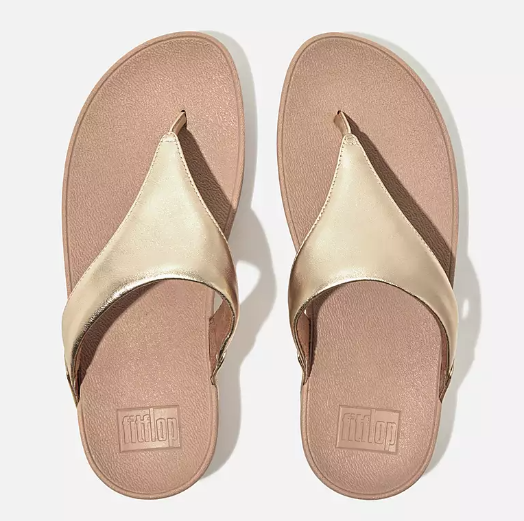 Fitflop Women's Lulu Toe-Post in Platino