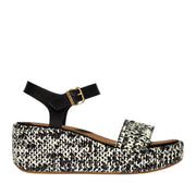 FitFlop Women's Platfforms in Black/Ivory Mix
