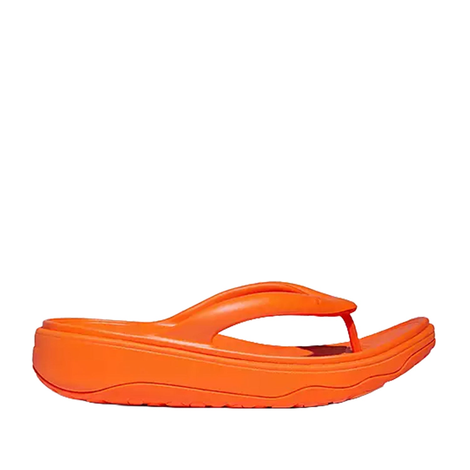 Sandales Fitflop Relief Recovery pour femmes, entre-doigts, couleur orange vif