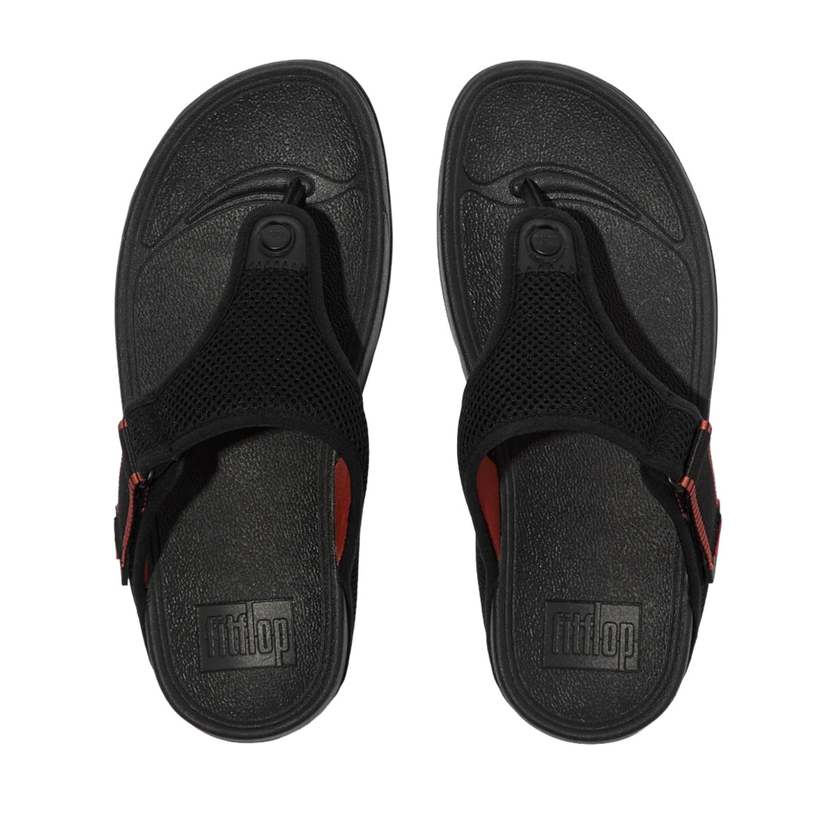 FitFlop Men's Trakk in Black/Terracotta