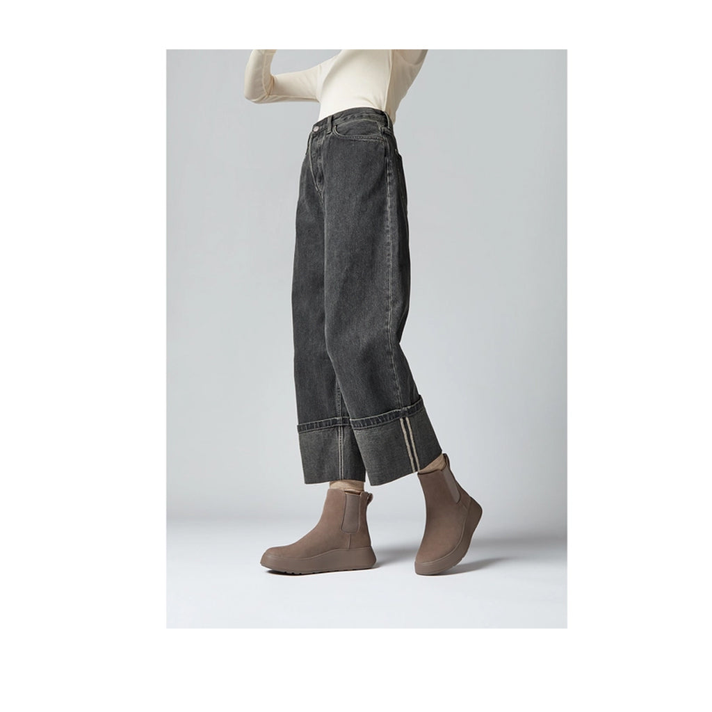 Fitflop Women's F-Mode Chelsea in Mink Grey