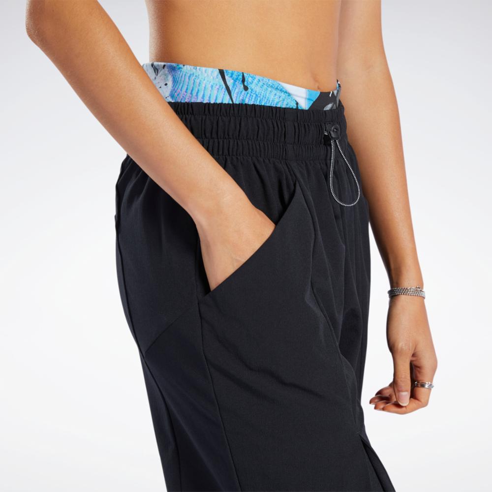 Reebok Apparel  Women's Ts Woven Pant Reebok Training App Women Black Reg