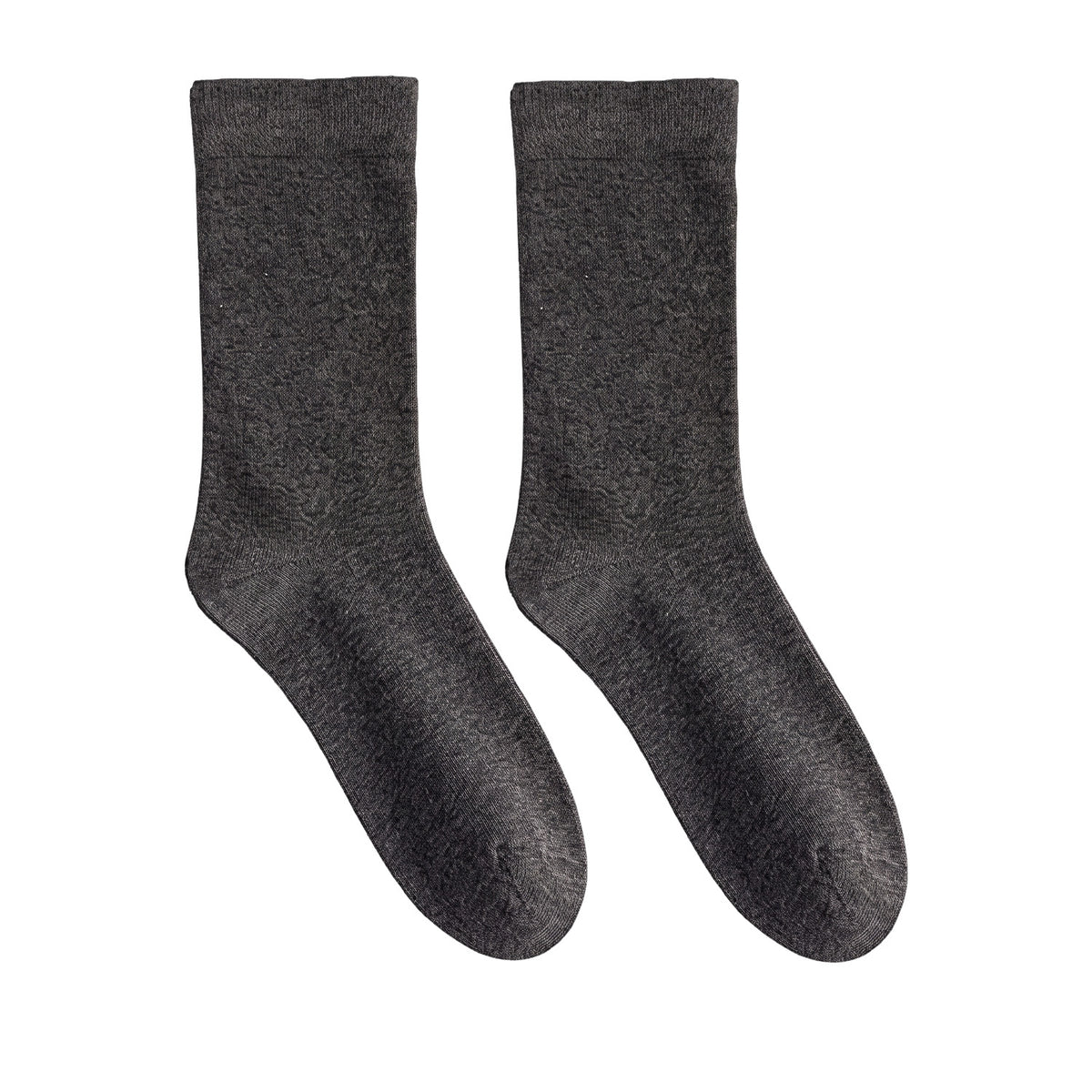 Floof Basic Ribbed Sock in Dark Grey