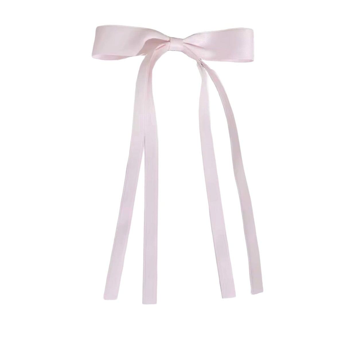 Kennie Rylie Double Layer Bow Hair Clip 2.0 in Baby Pink