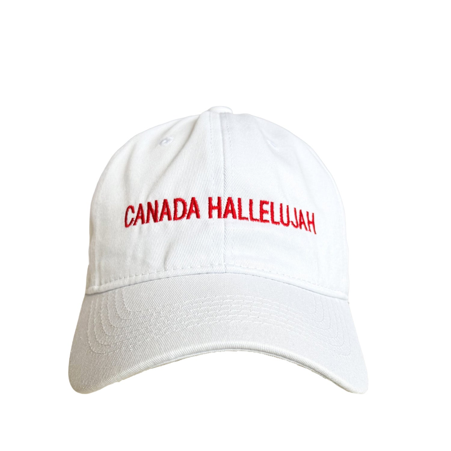Floof Unisex Canada Hallelujah Cap in White