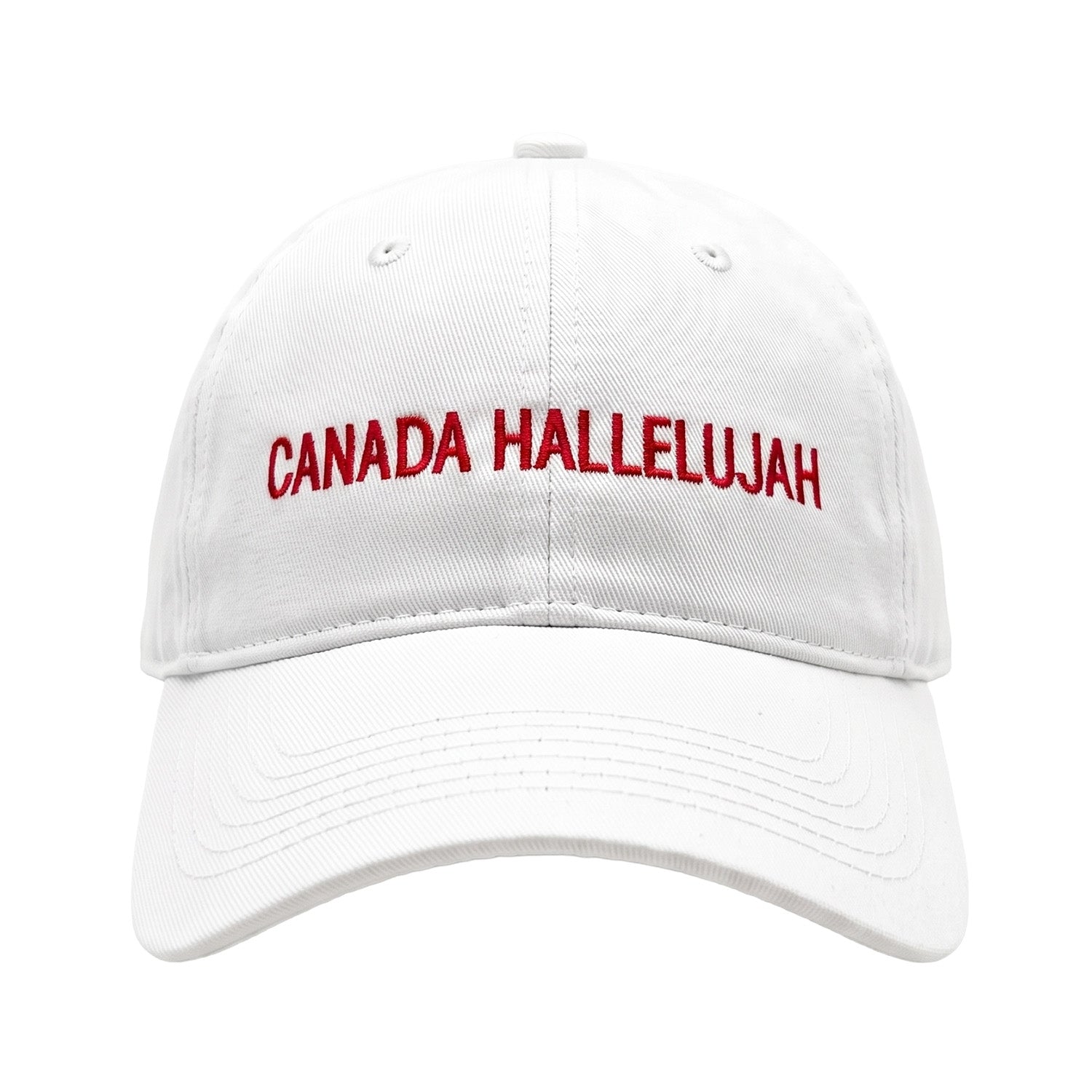 Floof Unisex Canada Hallelujah Cap in White