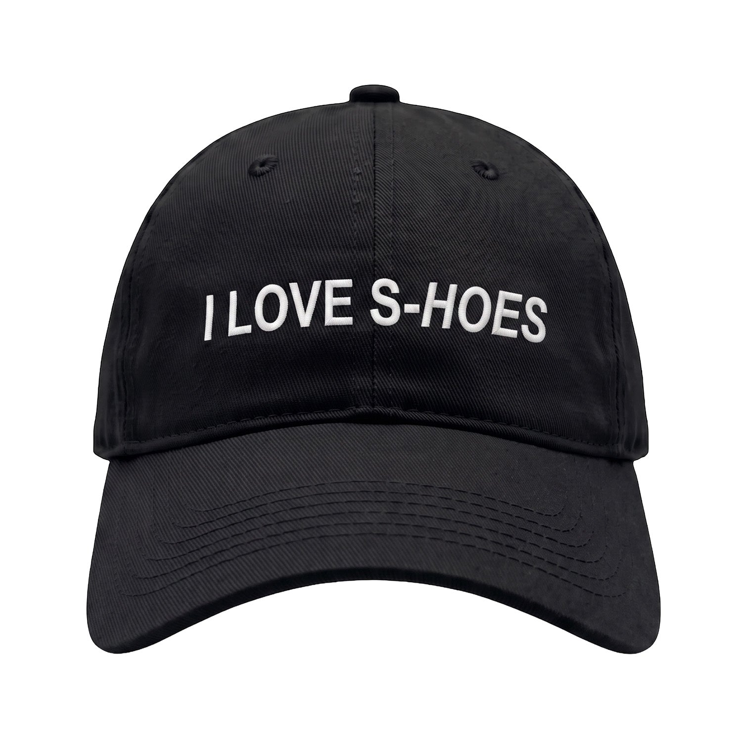 Floof Unisex I Love Shoes Cap in Black