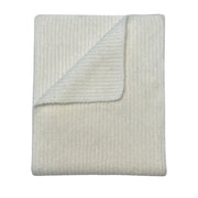 Floof Knit Scarf in White