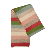 Floof Medium Stripe Scarves in Pink Multi