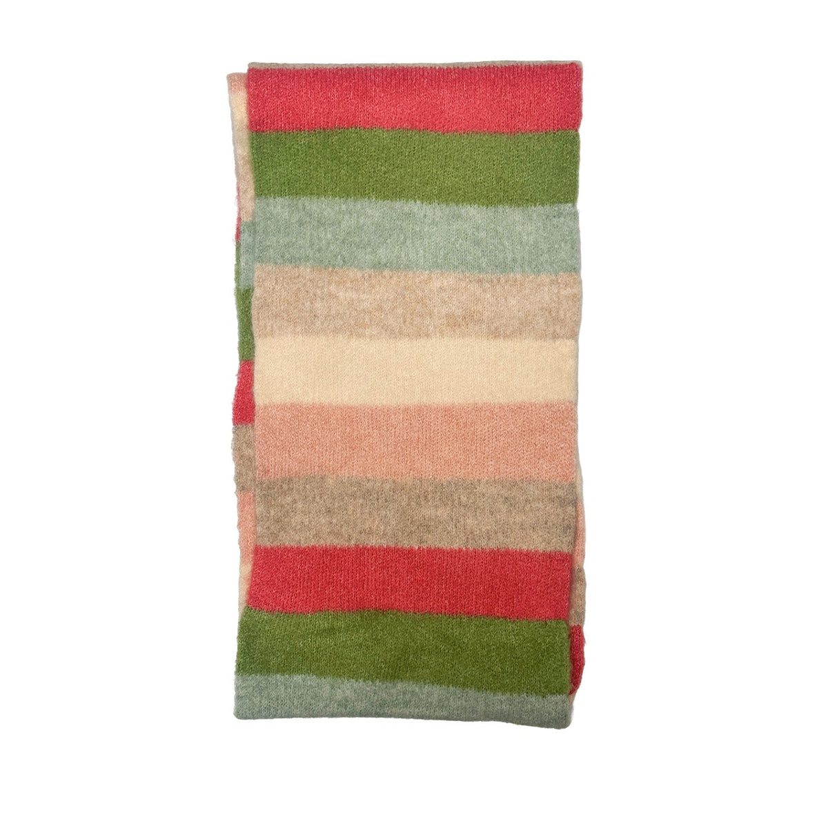 Floof Medium Stripe Scarves in Pink Multi