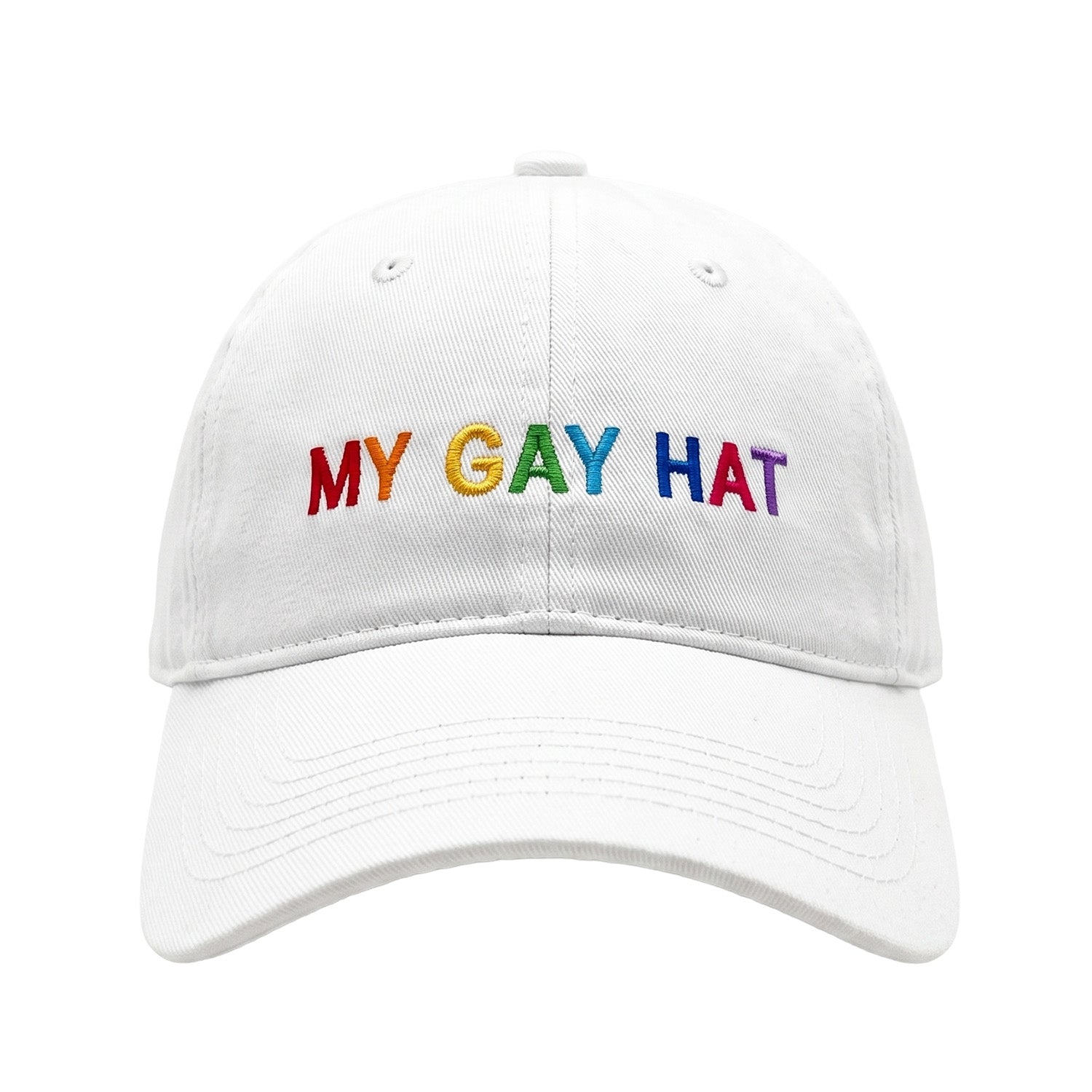 Floof Unisex My Gay Hat Cap in White