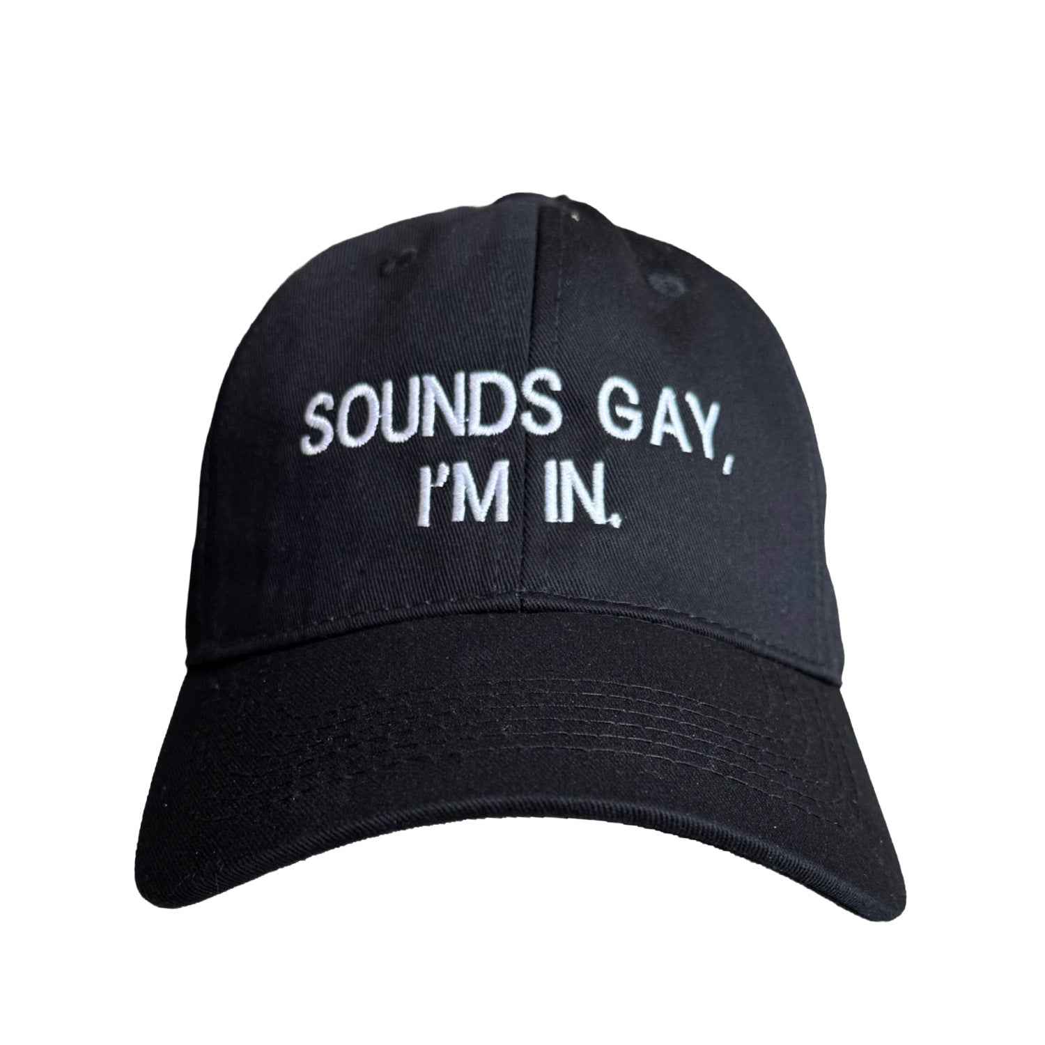 Floof Unisex Sounds Gay Cap in Black