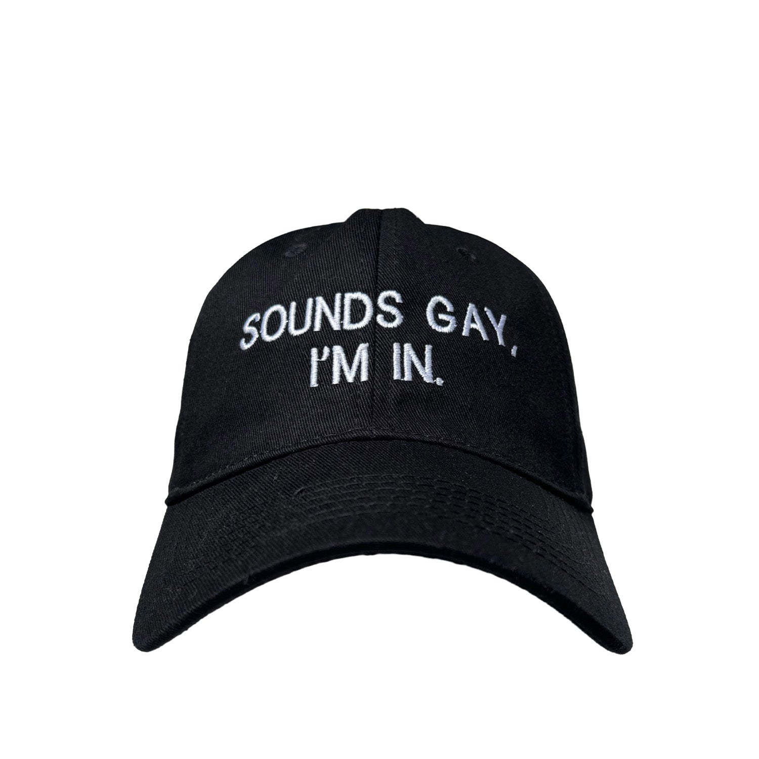 Floof Unisex Sounds Gay Cap in Black