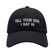 Floof Unisex Tell Your Dog Hi Cap in Black
