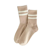 Chaussettes rayées FLOOF couleur kaki