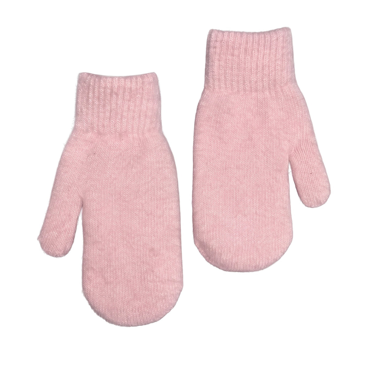 FLOOF Women's Wool Mittens in Pink