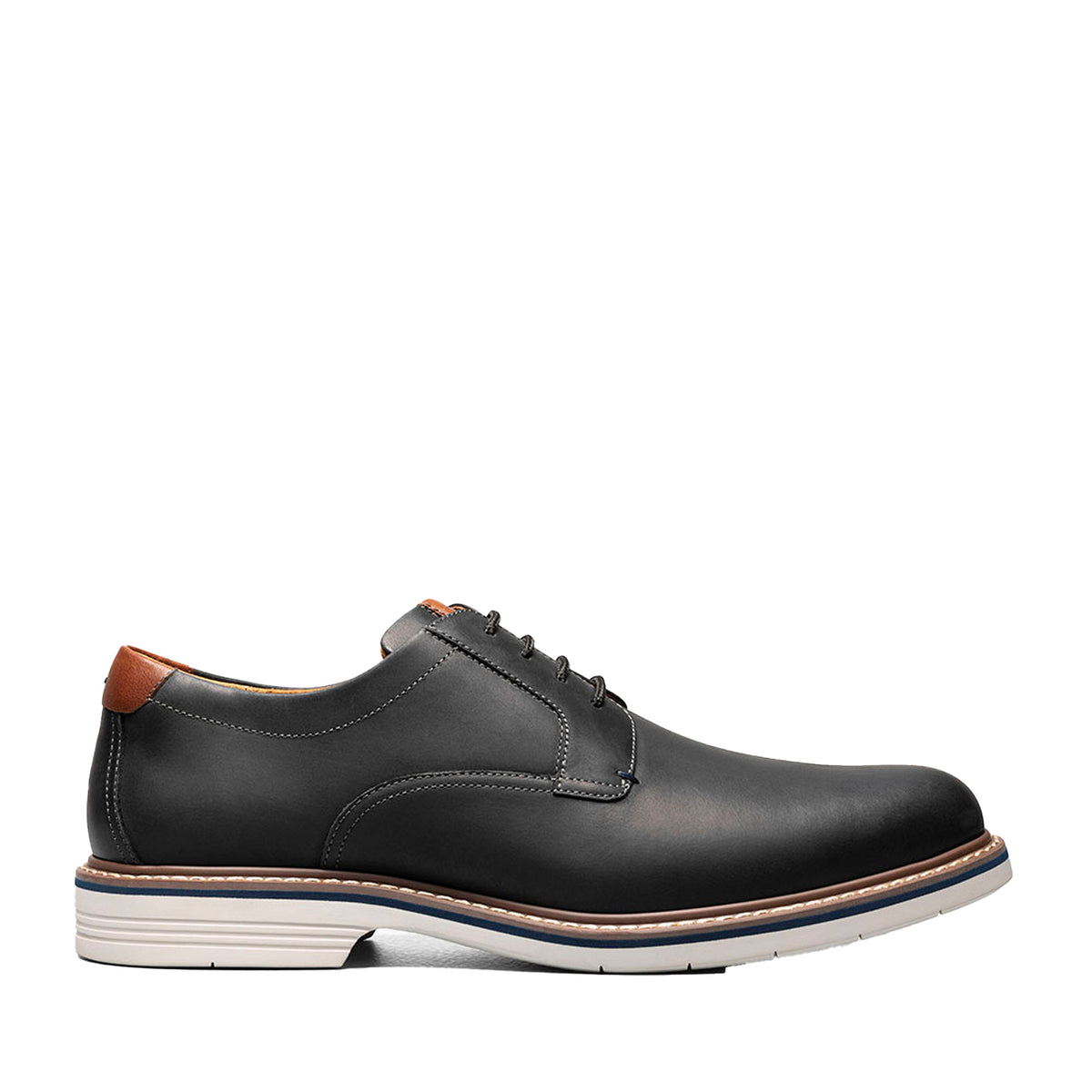 Florsheim Men's Norwalk Plain Toe Oxford in Black Ch