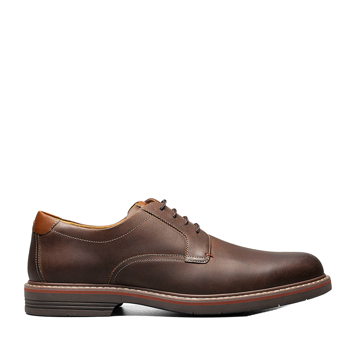Florsheim Men's Norwalk Plain Toe Oxford in Brown Ch