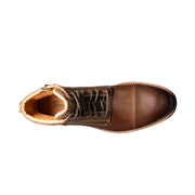 Florsheim Men's Lodge Cap Toe Boot in Brown Ch