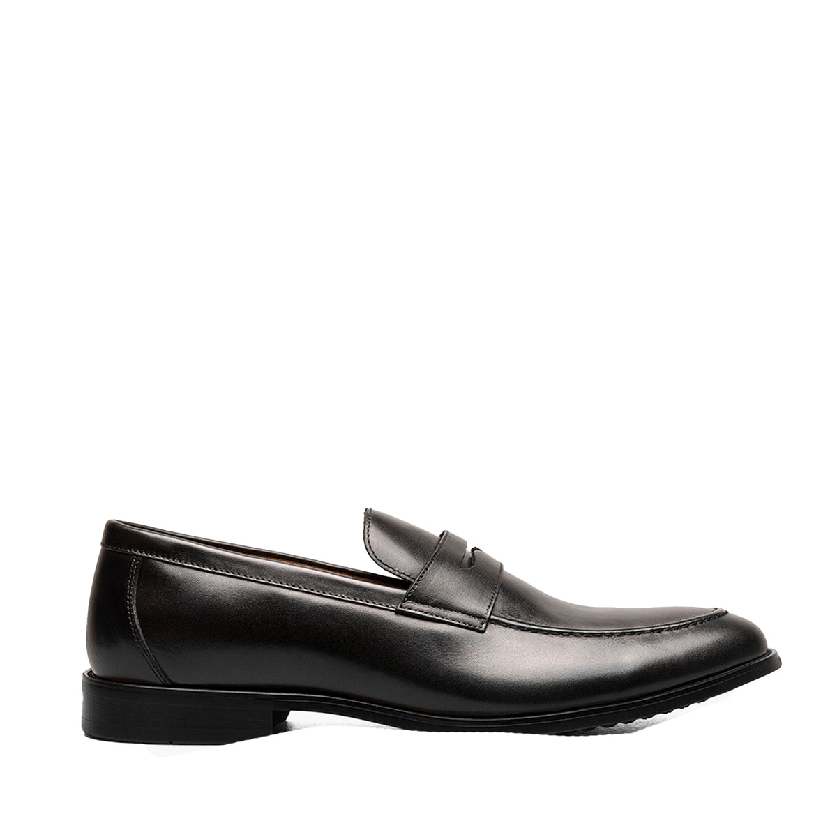 Florsheim Men's Rucci Penny Loafer in Black Smooth