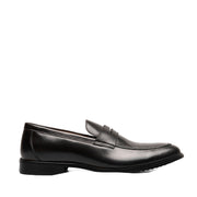 Florsheim Men's Rucci Penny Loafer in Black Smooth