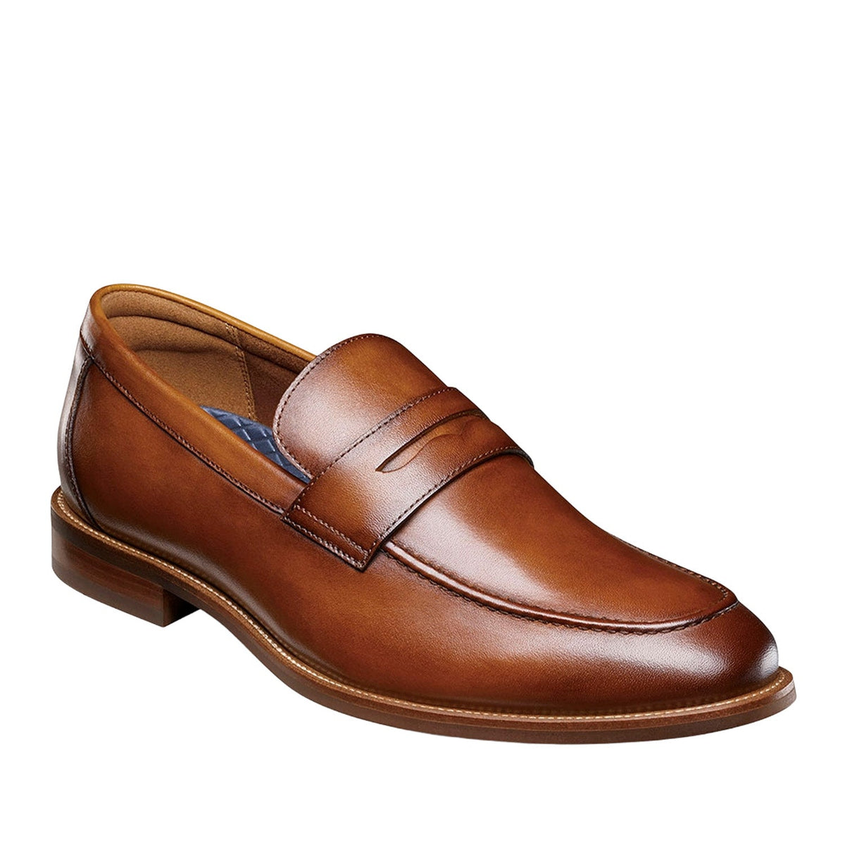 Florsheim Men's Rucci Penny Loafer in Cognac