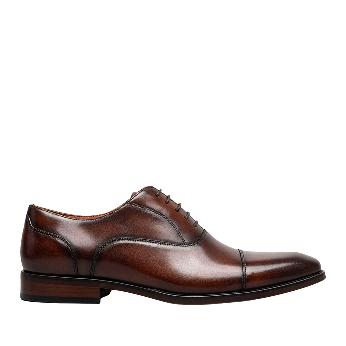 Florsheim Men's Sorrento Lux Cap Toe Balmoral in Brown