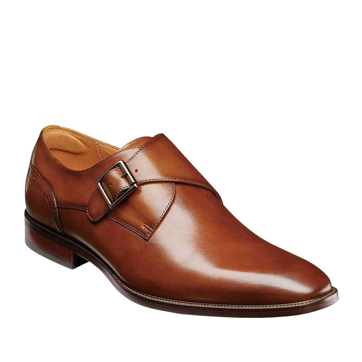 Florsheim Men's Sorrento Single Monk in Cognac