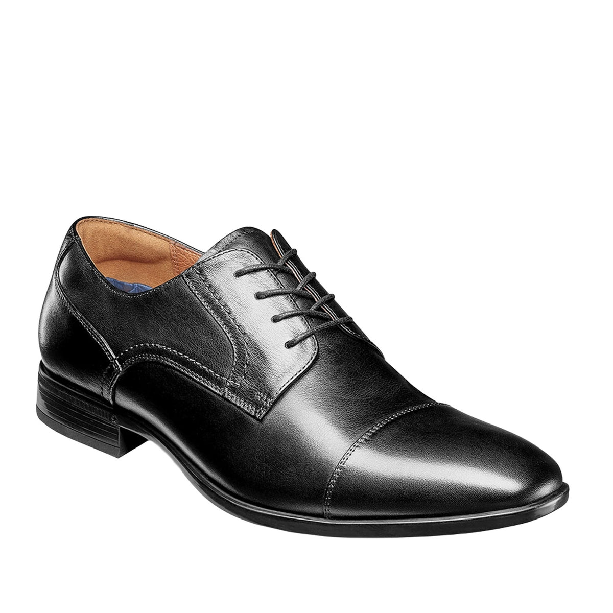 Florsheim Men's Zaffiro Cap Toe Oxford in Black